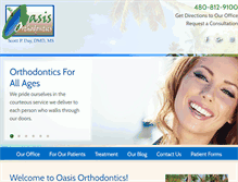 Tablet Screenshot of oasisortho.com